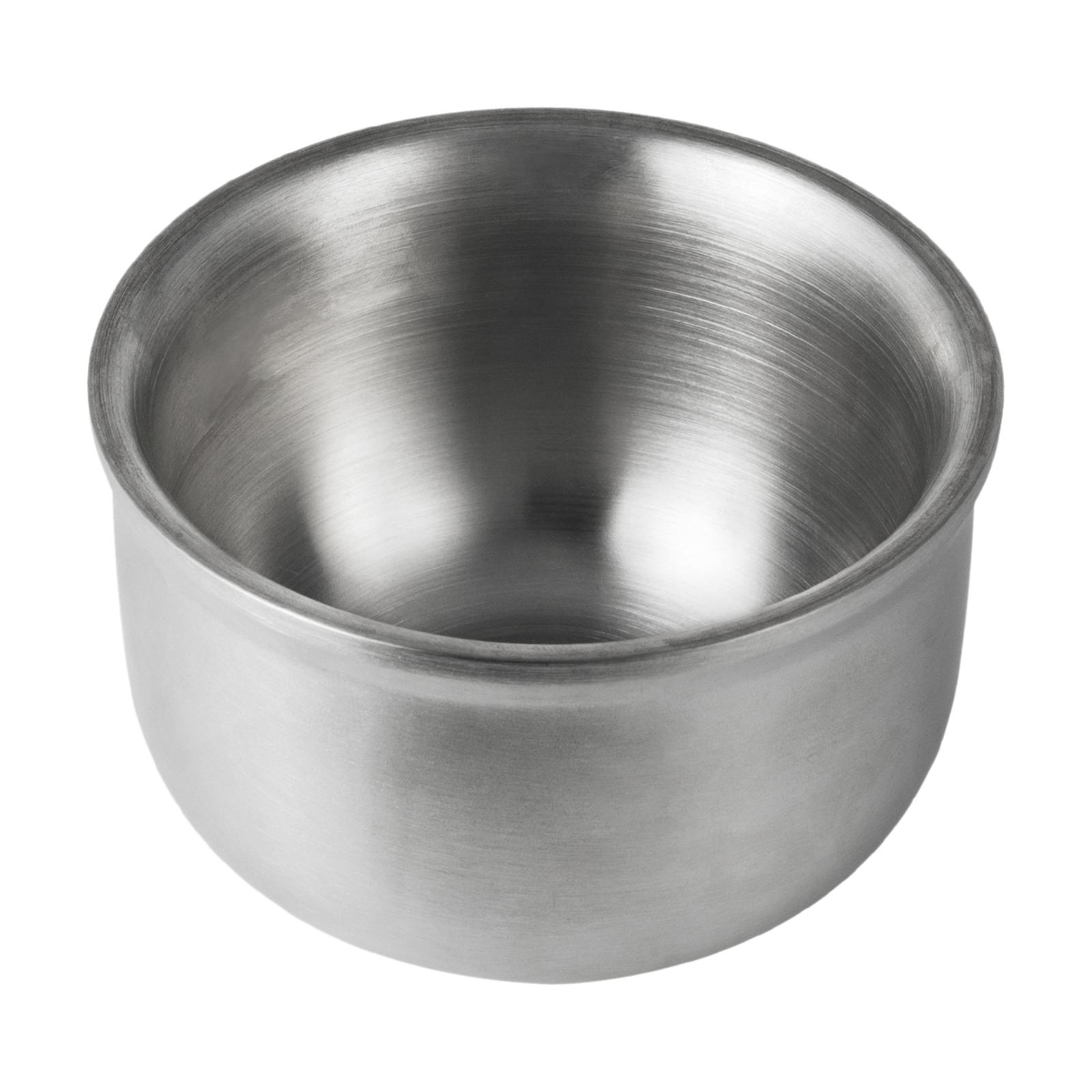 Shaving Bowl Stainless Steel Durable Heat Insulation Portable Produce Rich Foam Fits Wet Shave Shave Cream and Soap Bowl for Men