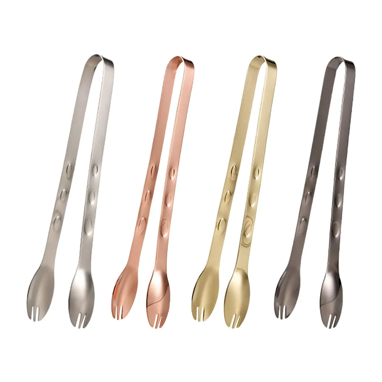 Sugar Tongs Reusable Food Clip Pastry Clamp Barbecue Clip Bread Clip Small Tongs Ice Tongs for Restaurant Bar Party Kitchen