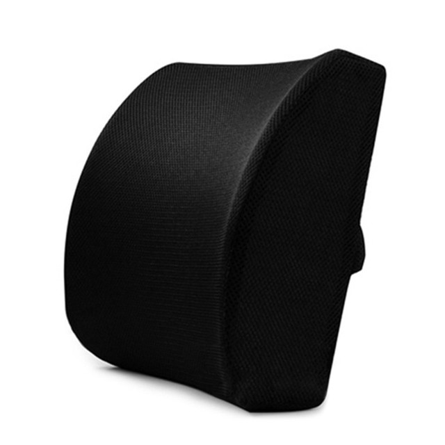 Memory Foam Waist Cushion yoga Lumbar Pillow comfort Travel Pillow for  office,Car, Airplane Lumbar Support pad thin waist type - AliExpress