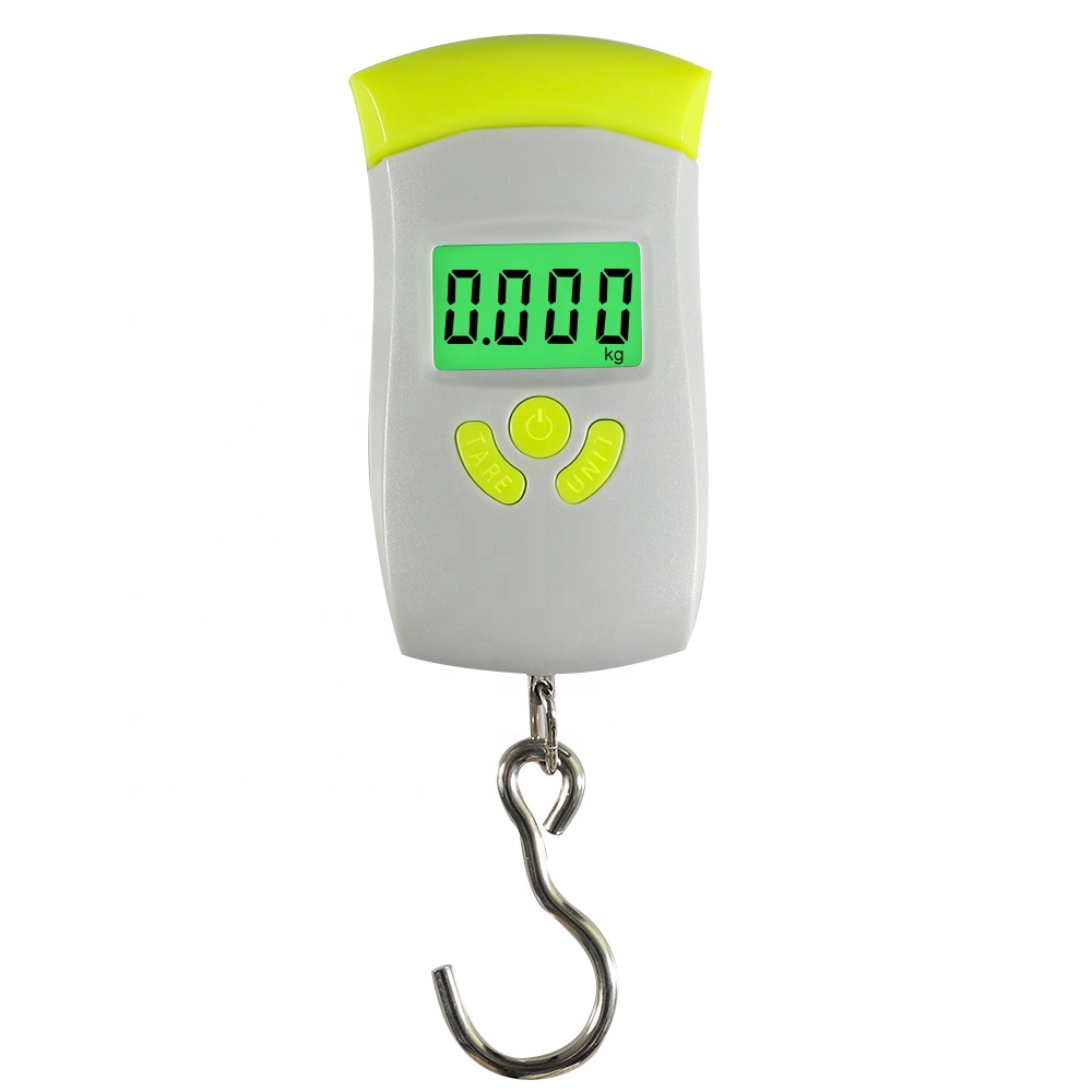 Title 2, 50kg/10g Portable Digital Scale Mini Hanging Ho...