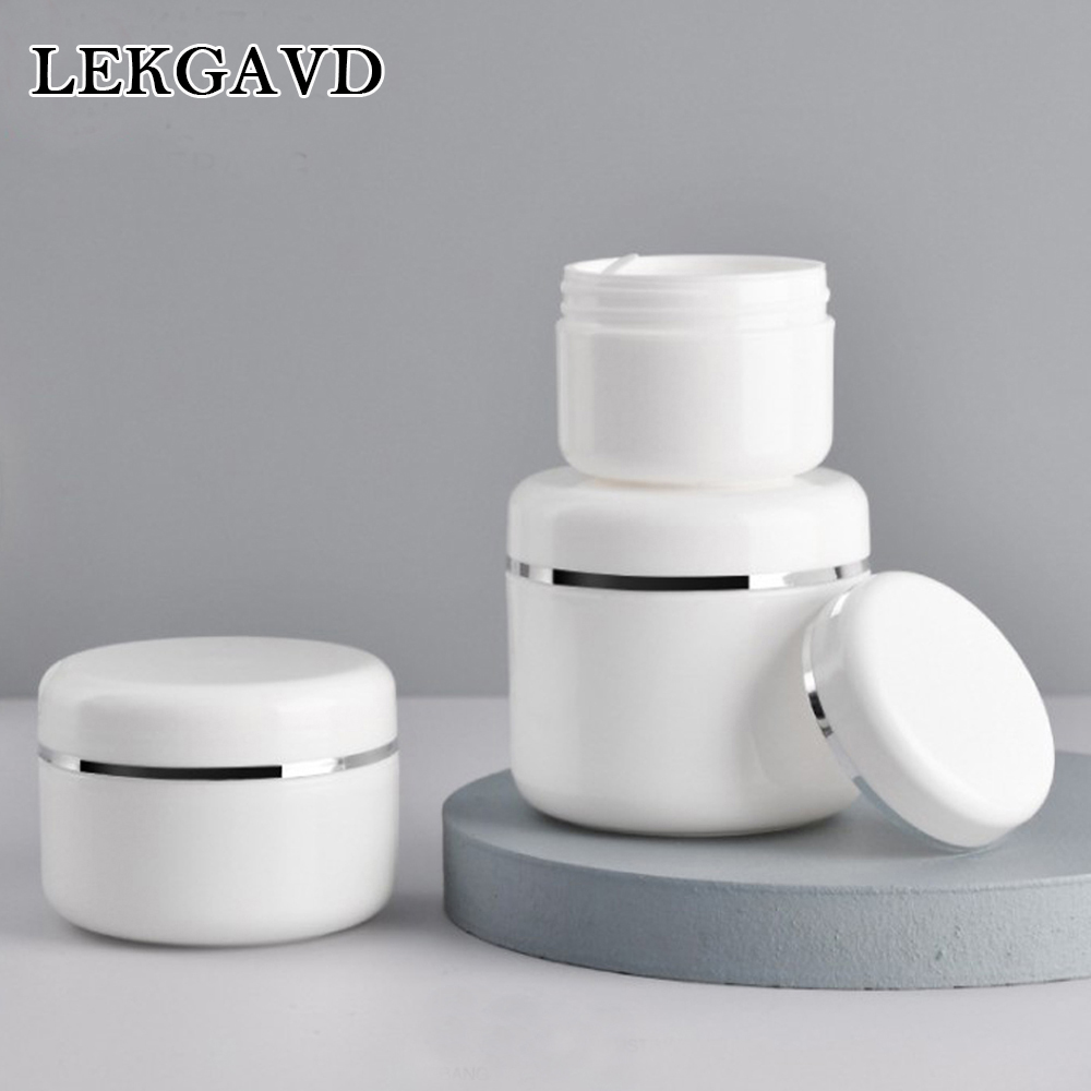 Best of 20 / 30 / 50 / 100 / 150 / 250ML Refillable Bottles Travel Face Cream Lotion Jar Cosmetic Container White Plastic Empty Makeup Jar Pot Reviews & Tips