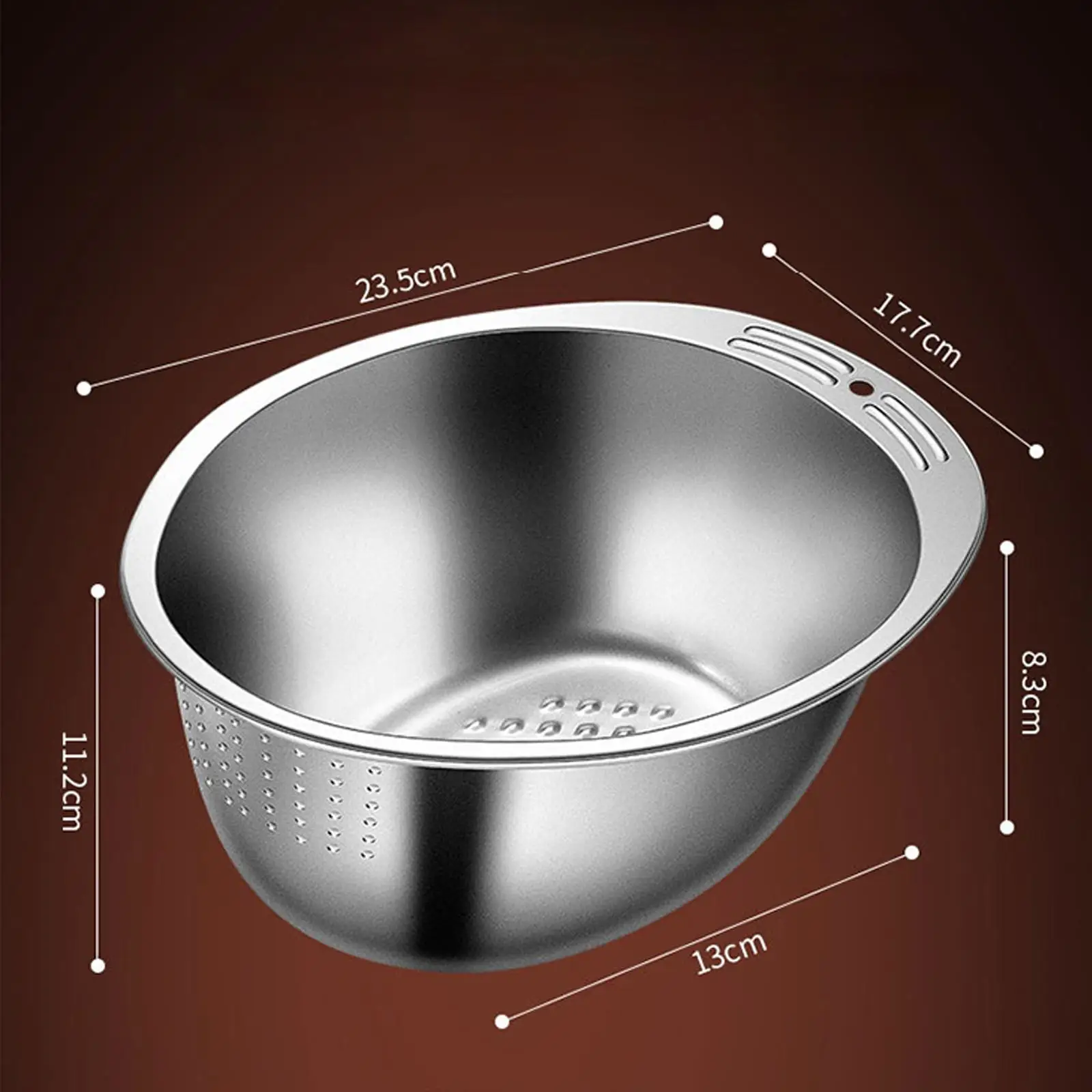 Kitchen Colander Strainer Food Cleaning Strainer Sink Colander Strainer Colander for Fruits Tomatoes Carrots Rice Beans