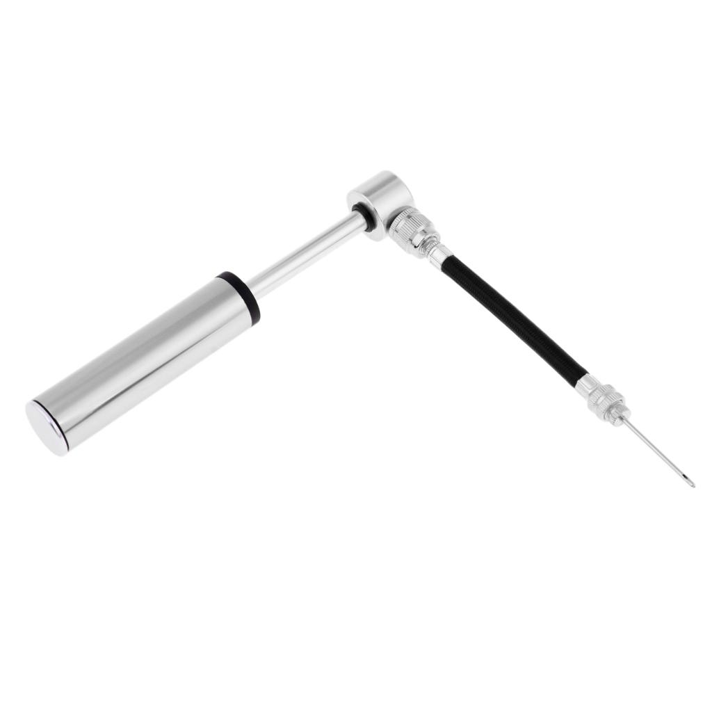 Aluminium Alloy Air Pump ball  Bicycle Bike Inflator Tire Portable Hand