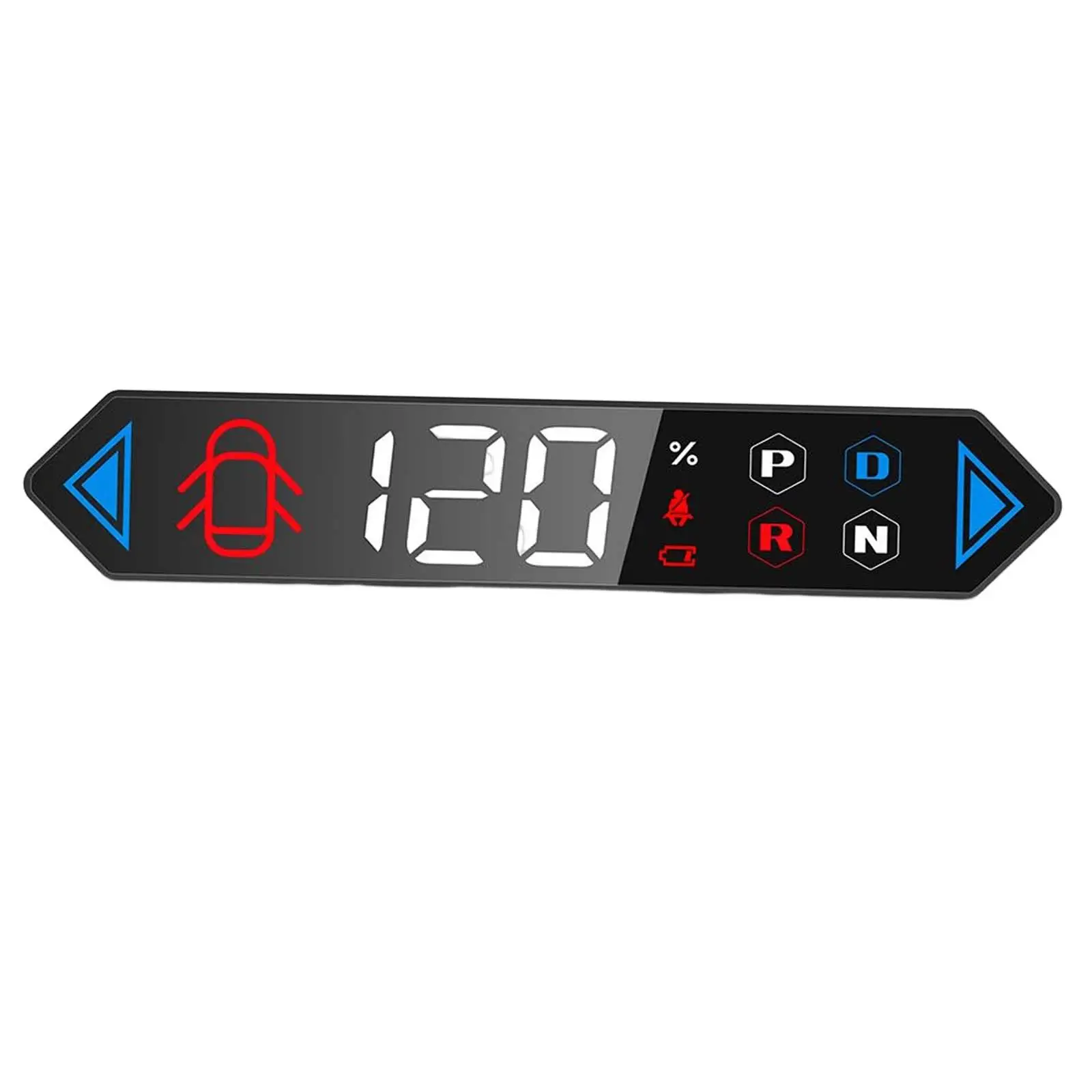 Embedded Design Mini HUD Heads up Display Turn Signal Waterproof LCD Speedometer for Tesla Model 3/Y Accessories Durable