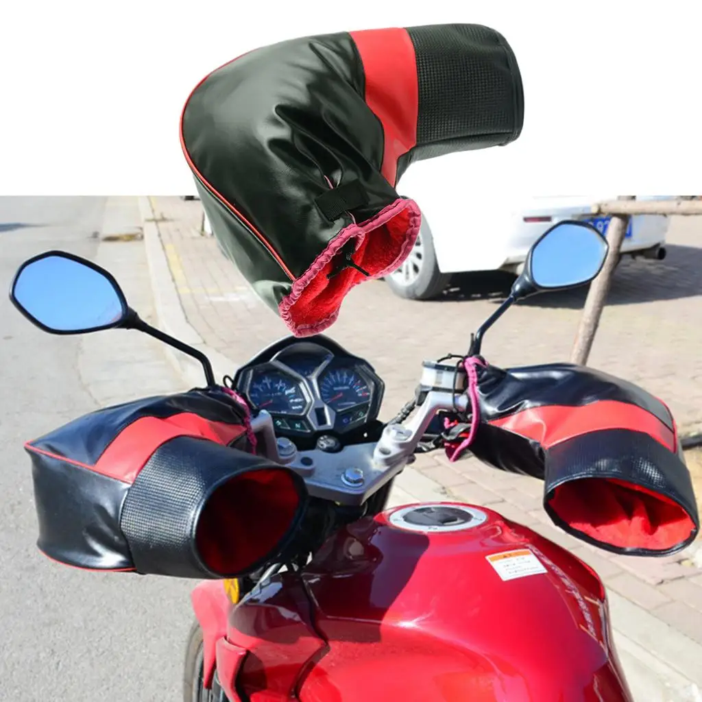 1 Pair of Motorcycle Handlebar Muffs Fits Most Motorcycles And Scooters with