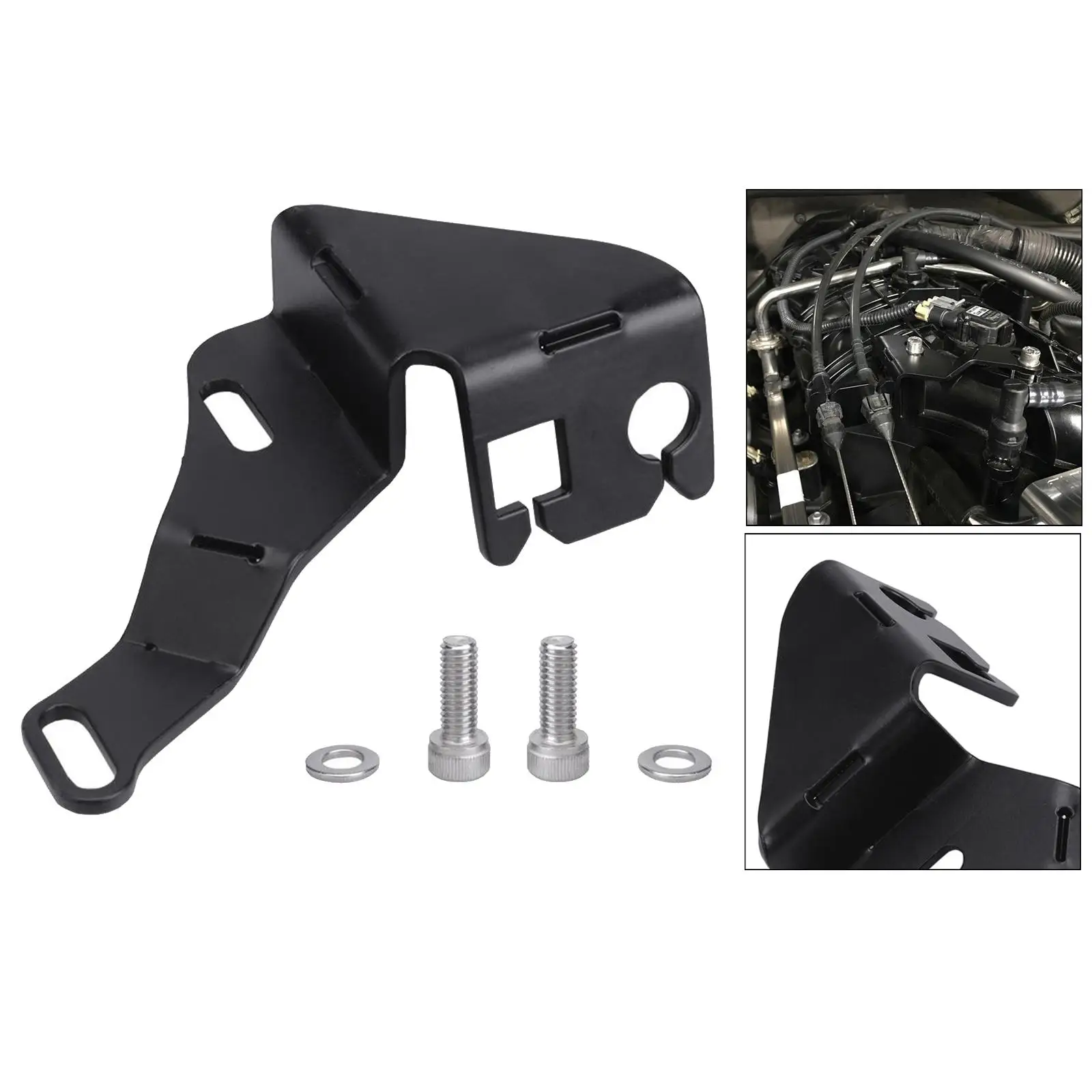 Durable Intake Manifold Throttle Cable Bracket for TBSS/NNBS/L92 Black
