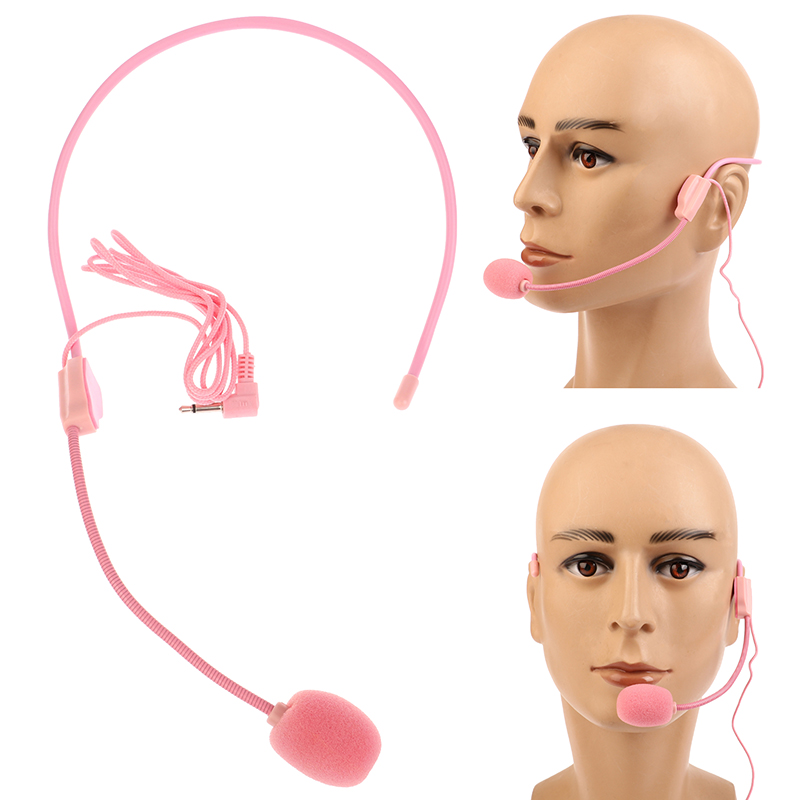 Title 1, Professional 3.5MM Pink Wired Microphone Headse...