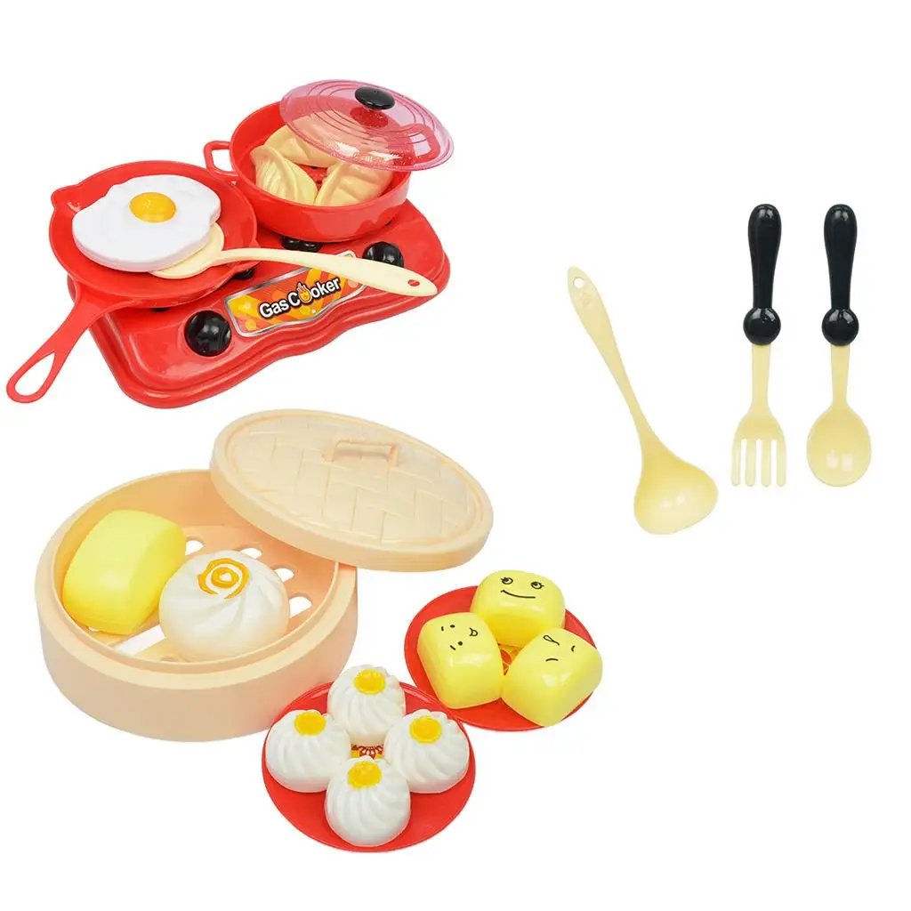 Breakfast Pretend food Set Educational Toys for Kids