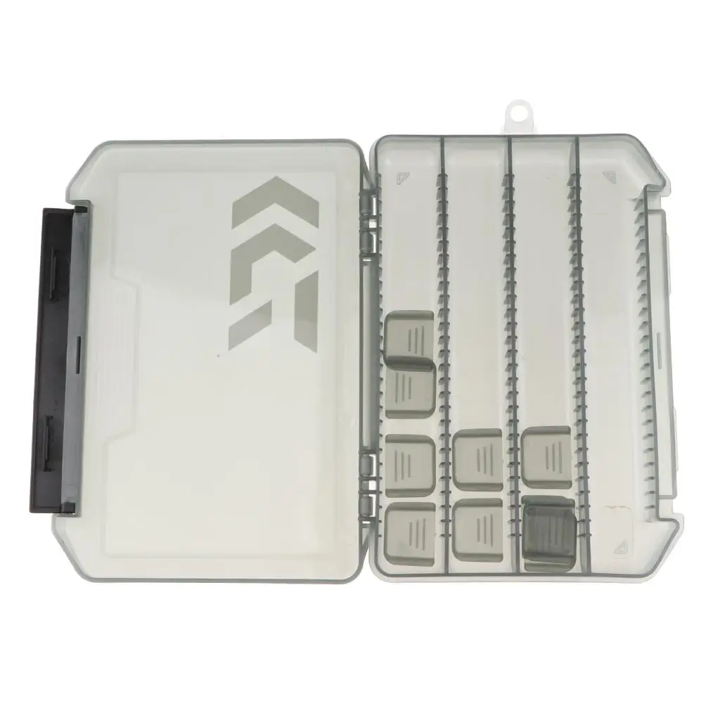 Fly Fishing Spoon Hooks Baits Storage Case Box Tackle Compartments Box