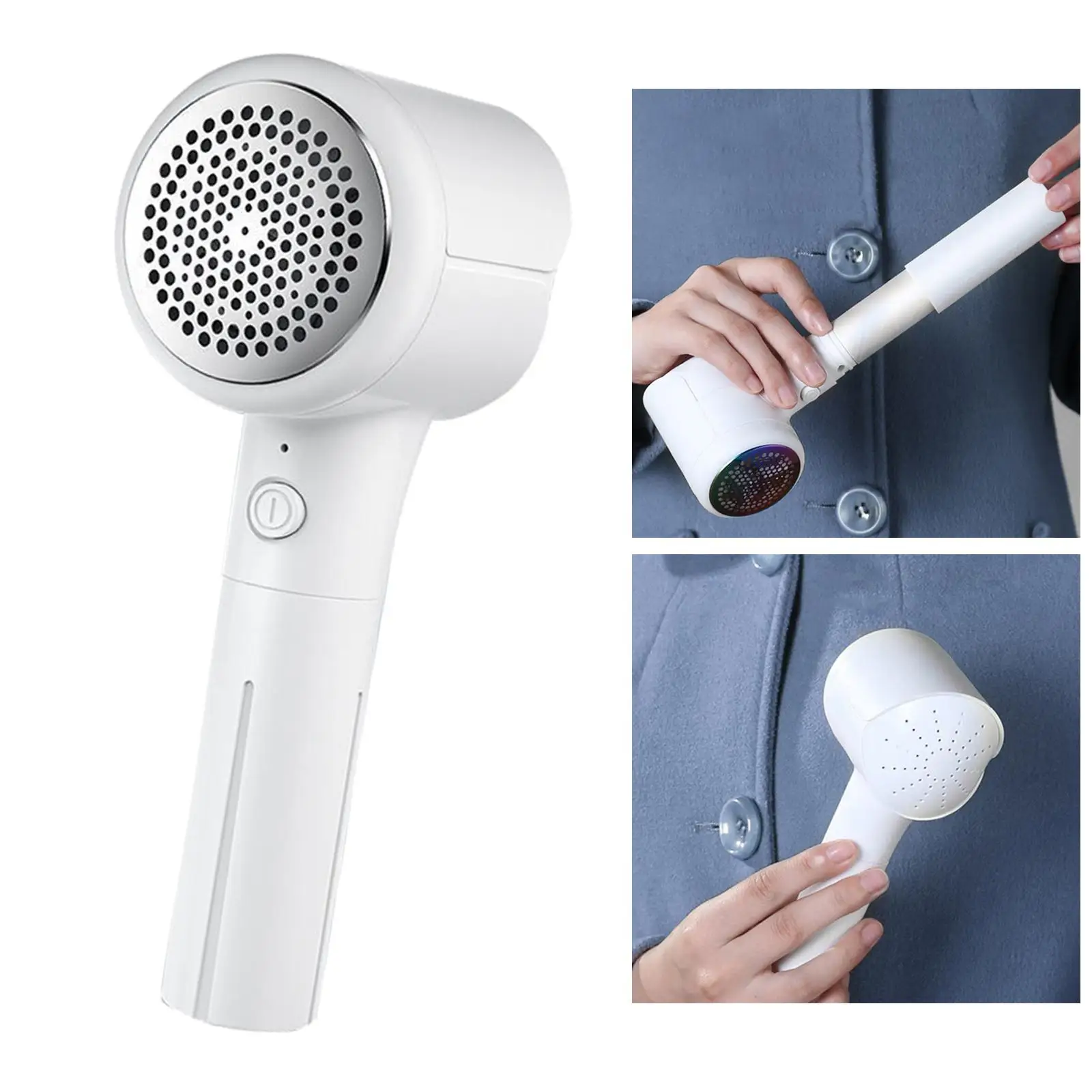 Rechargeable Lint Remover Trimmer Stainless Steel Blade Defuzzer for Cashmere Clothing