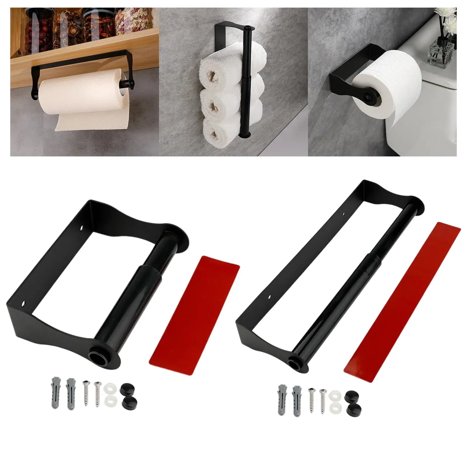 Stainless Steel Tissue Roll Holder Hangers Wall Mounted for RV Bathroom Home