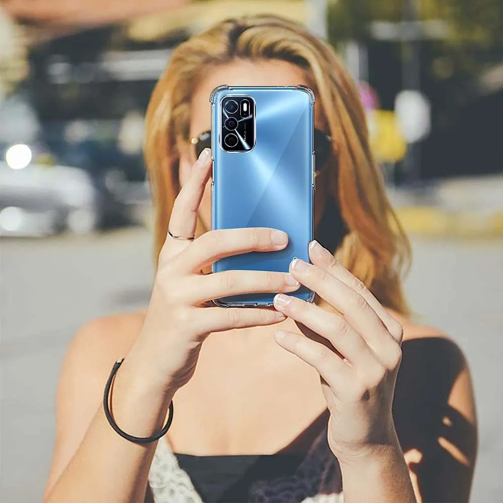Für OPPO A16 Fall Oppo A16s A54s A17 Fall Kristall Klar TPU Stoßfest Abdeckung Oppo A98 5G A78 a96 4G A76 A94 5G A52 A72 – Detail 2
