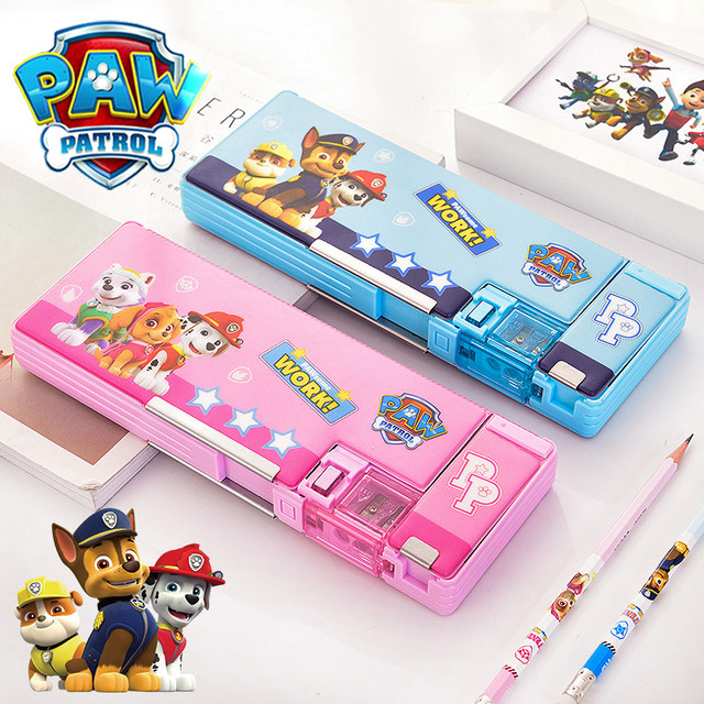 Nickelodeon Paw Patrol Movie Soft Zipper Pencil Case Kids School Stationery