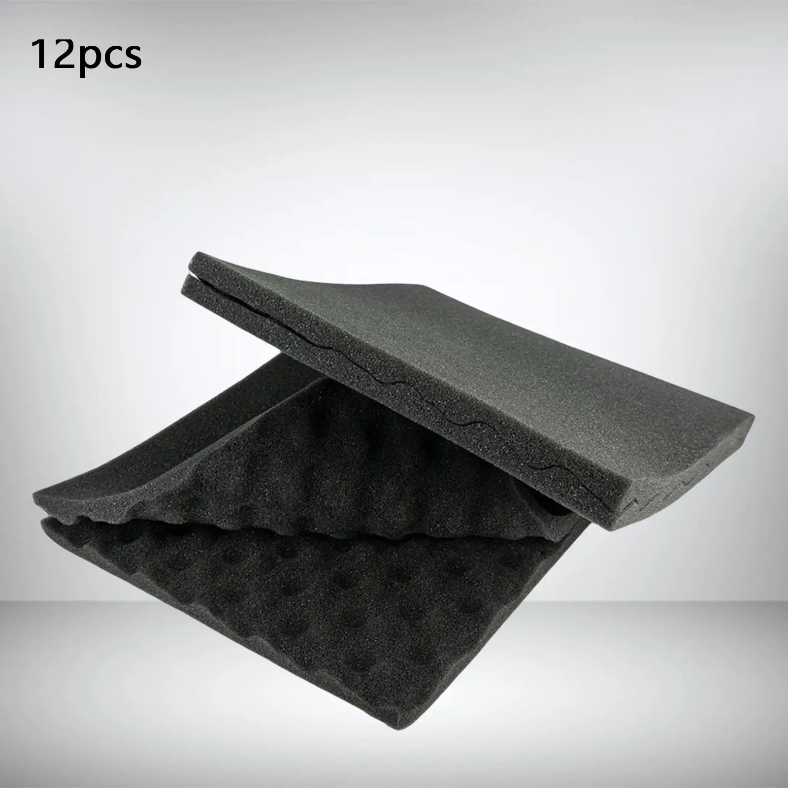 12x Acoustic Foam Acoustic Panel Noise Sound Deadening Foam Closed Sheet Foam Panels for Photo Studio Ceiling Studio Walls