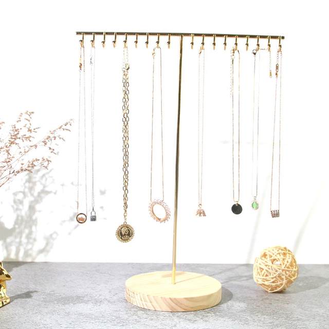 Jewelry Stand Necklace Stand Acrylic Earring And Necklace Hanger Wall  Jewelry Organizer With 12 Hooks For Earrings Bracelets - AliExpress