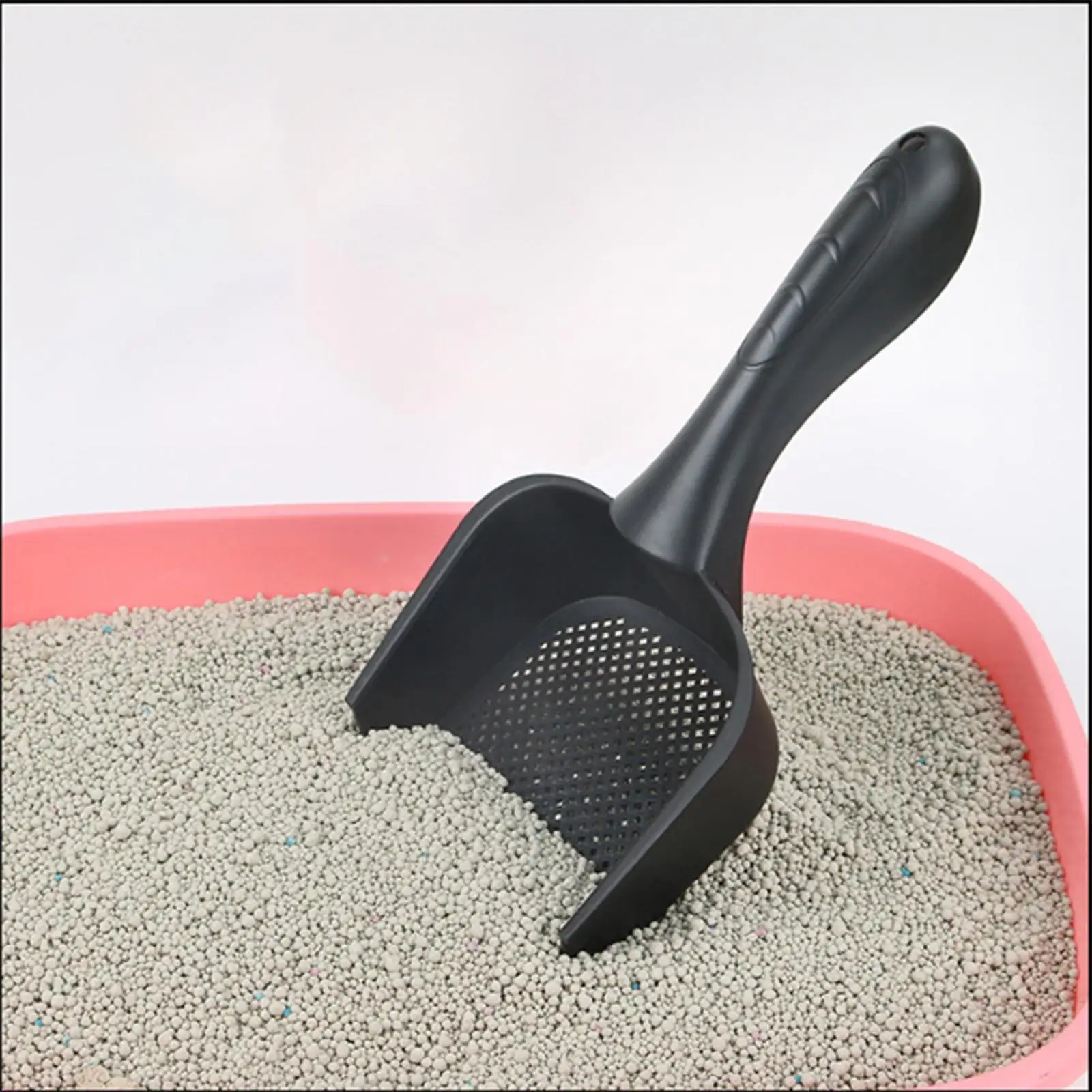 Cat Litter Scooper Spoon with Long Handle Cleaner cat Sand Cleaning Supplies Cat Litter Shovel Durable for dog scoop
