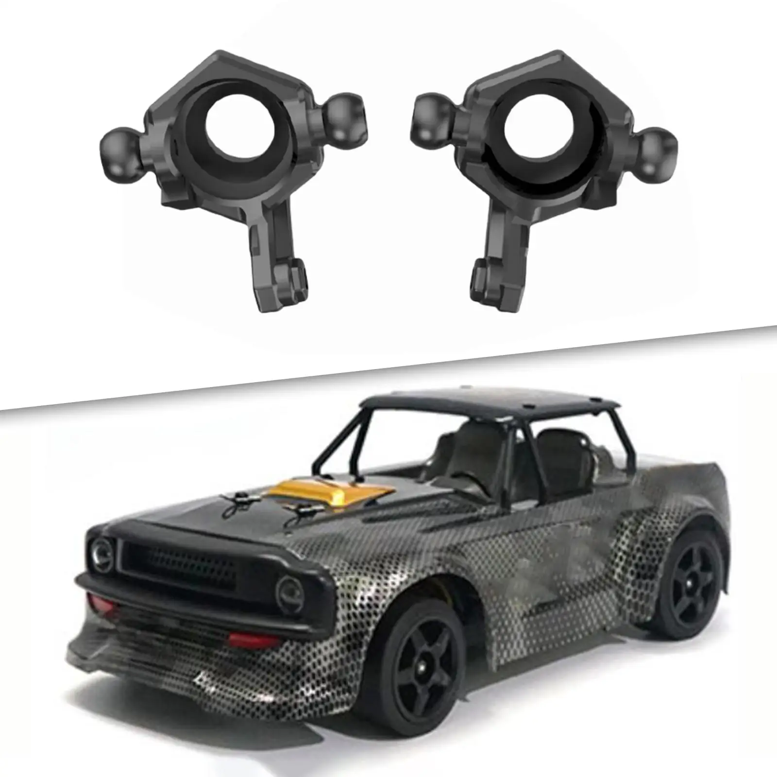 1 Pair Plastic RC Car Front Hub Carrier for SG1603 SG-1603 SG-1604 1/16 2.4G Remote Control Car Truck Hobby Model Vehicle