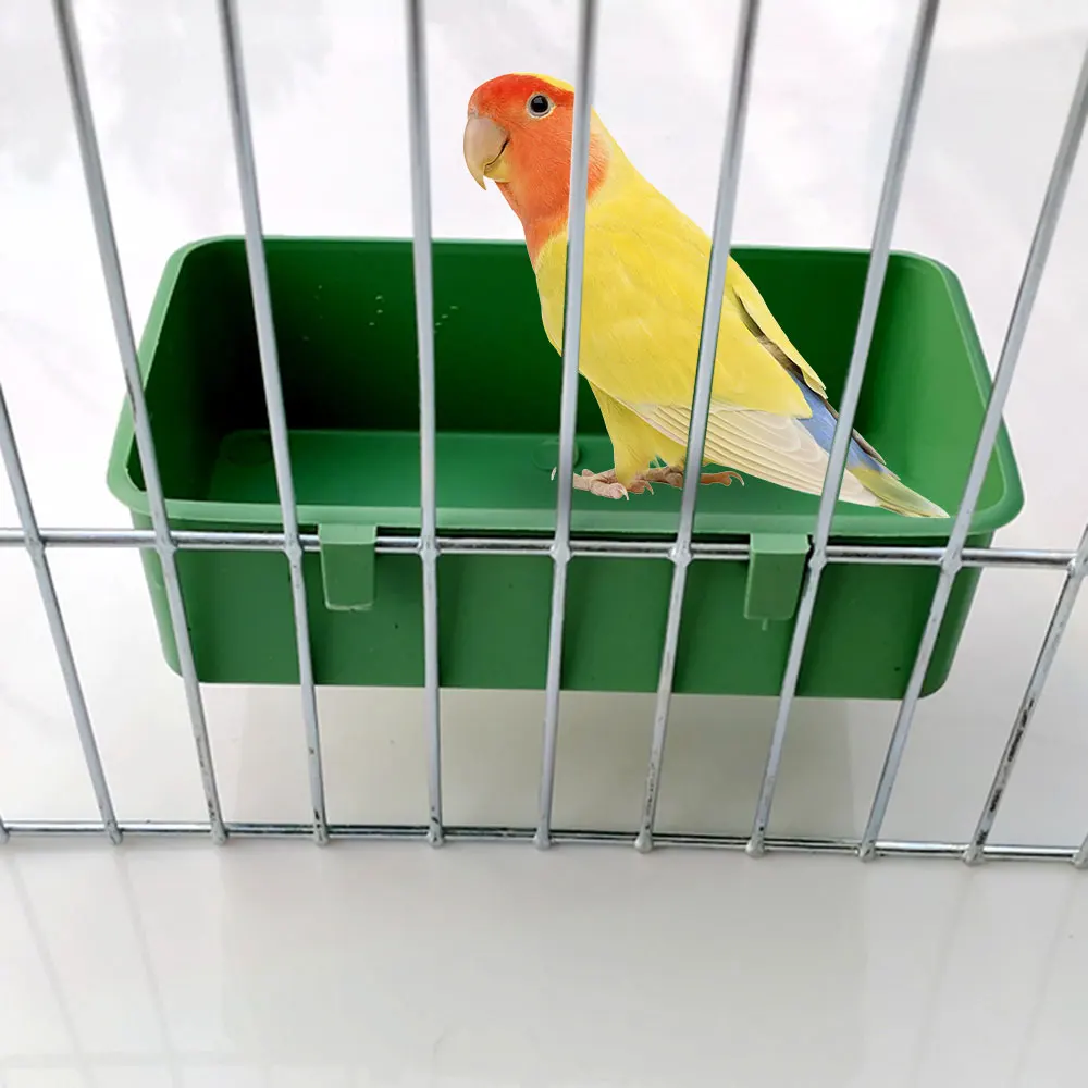 Title 5, Bird Food Tray Parrot Bathtub Animal Multifunct...