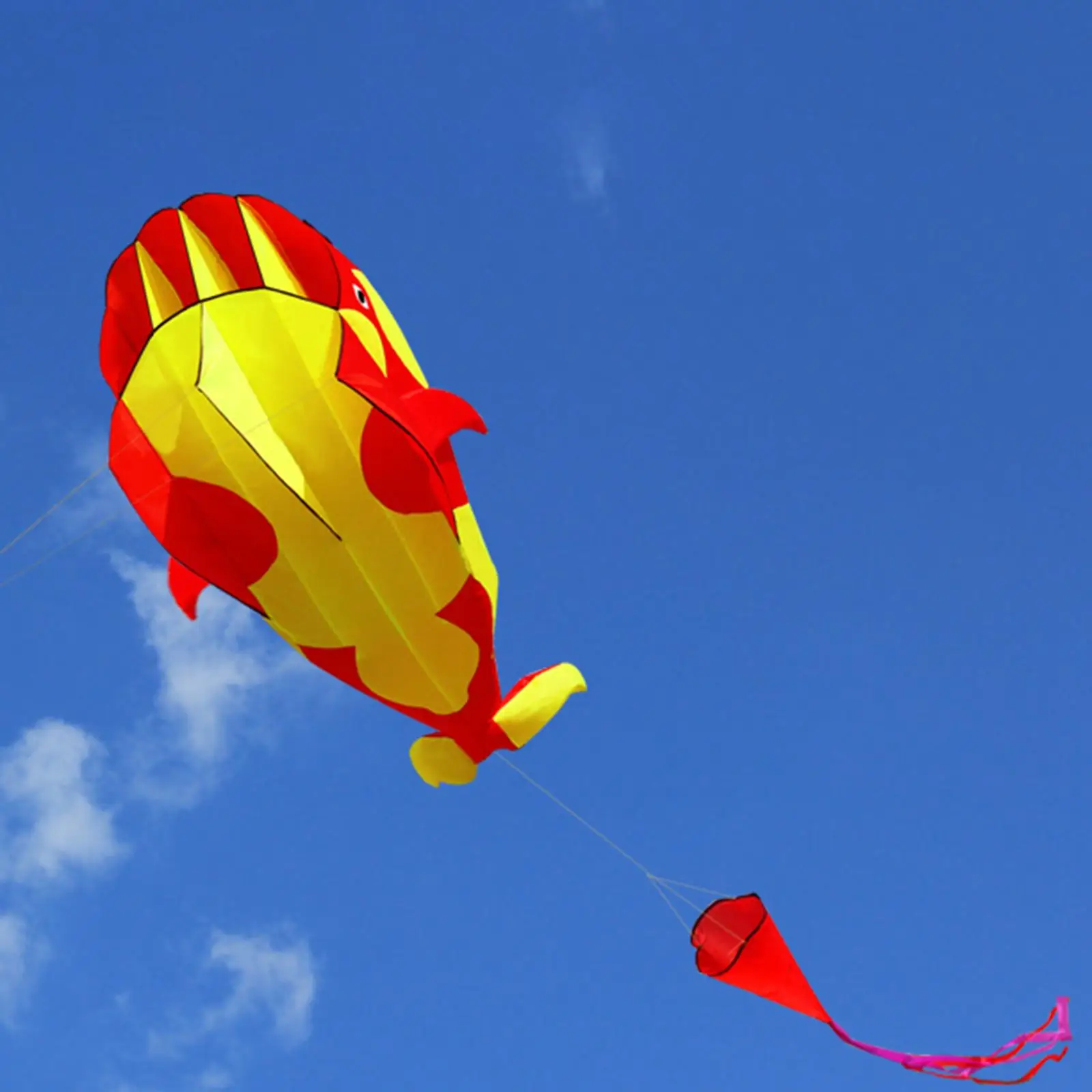 Frameless Whale Kite Children Gifts Huge for Hiking Beach Flying Toys