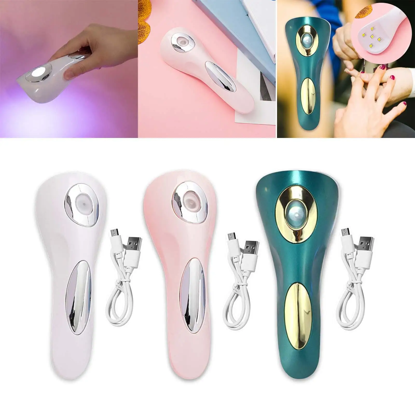 Handheld Nail Light Professional Rechargable Nail Art Tools for Female Birthday Gifts