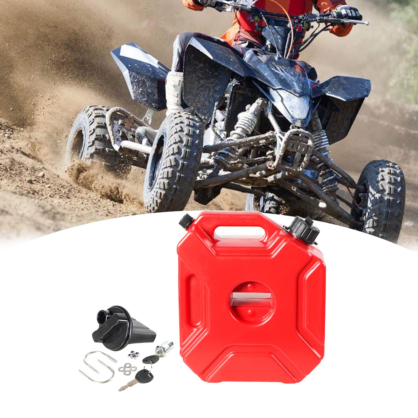 Gas Fuel Petrol Tank 5L Convenient Installation Fuel Tank Cans Spare Spare Container for Moto Long Service Life Accessories