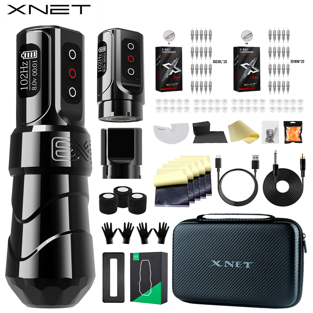 Best of XNET FLUX MAX Wireless Tattoo Machine Kit Rotary Tattoo Pen With Extra 2400mAh Power 40Pcs Mixed Tattoo Cartridge For Tattoo Art Reviews & Tips