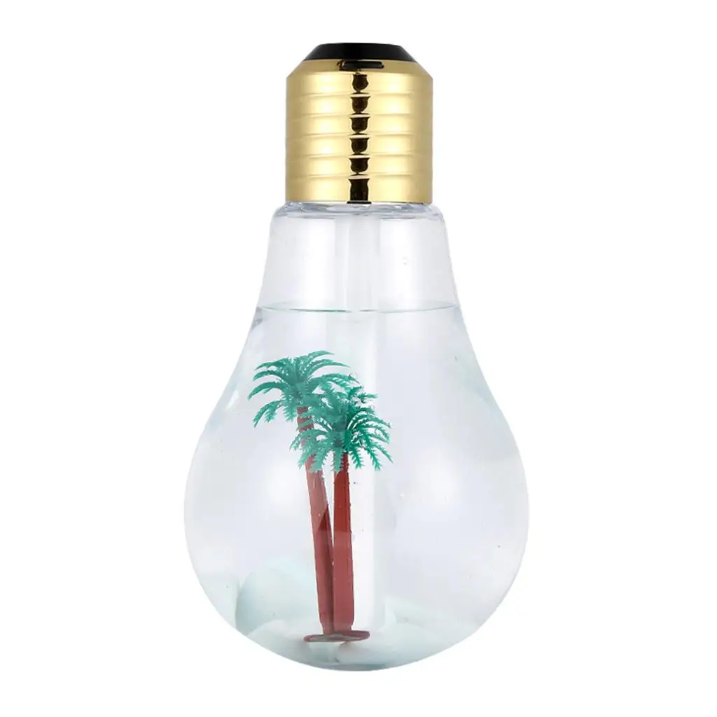 LED Bulb Air Humidifier Essential Oil Humidifier For Car SPA Room Hotel
