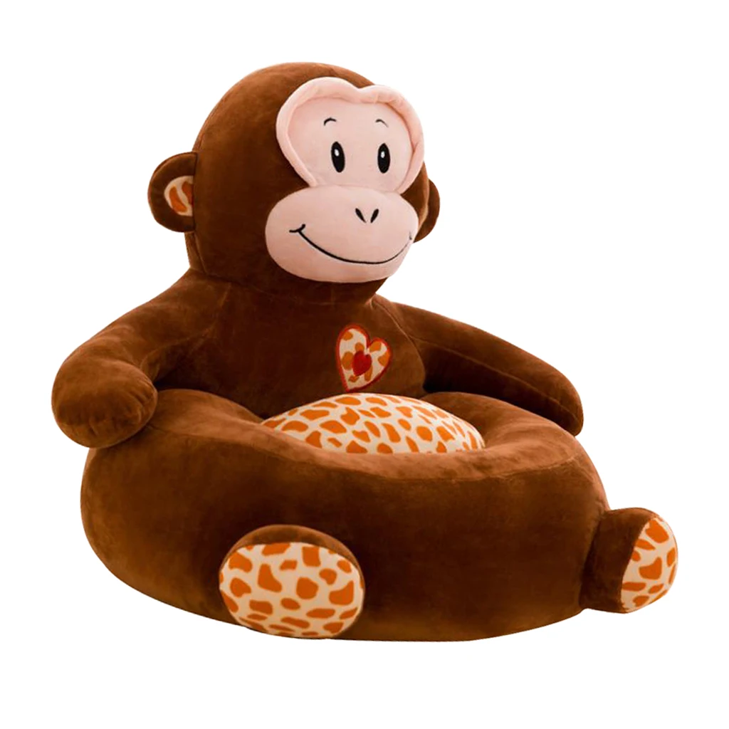 Animal Shape Plush Bean Bag Chair Couch Cover for Kids Couch Furniture