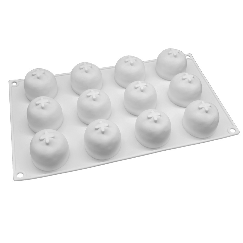 8 hohlraum Orange Silikon Form Obst Mousse Mould Citrus Kuchen Dessert Mouler Mandarine Gebäck Formen Küche Zubehör – Detail 6