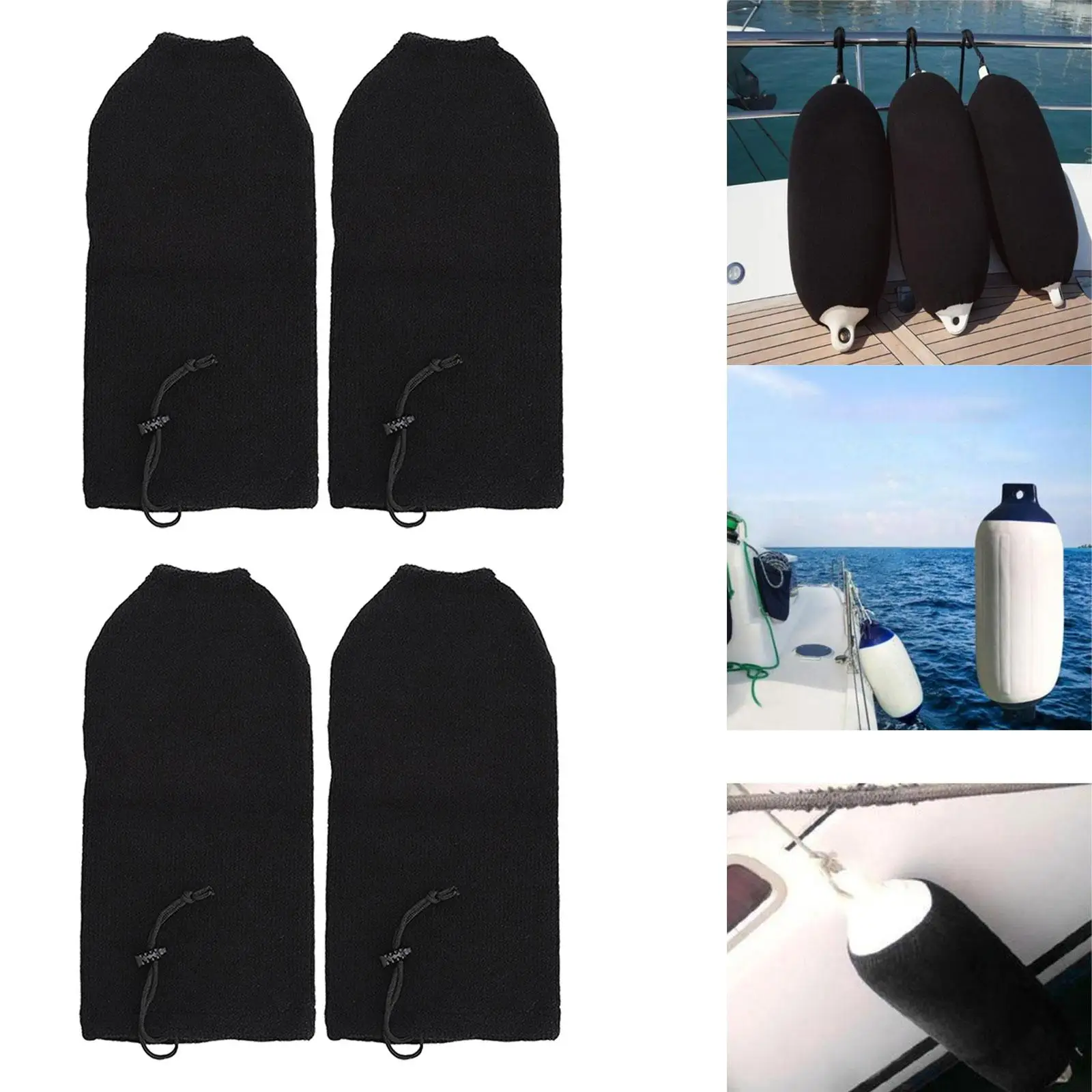 4x Boats Ball Sleeve for Marine Bumper Yacht 21cmx68cm