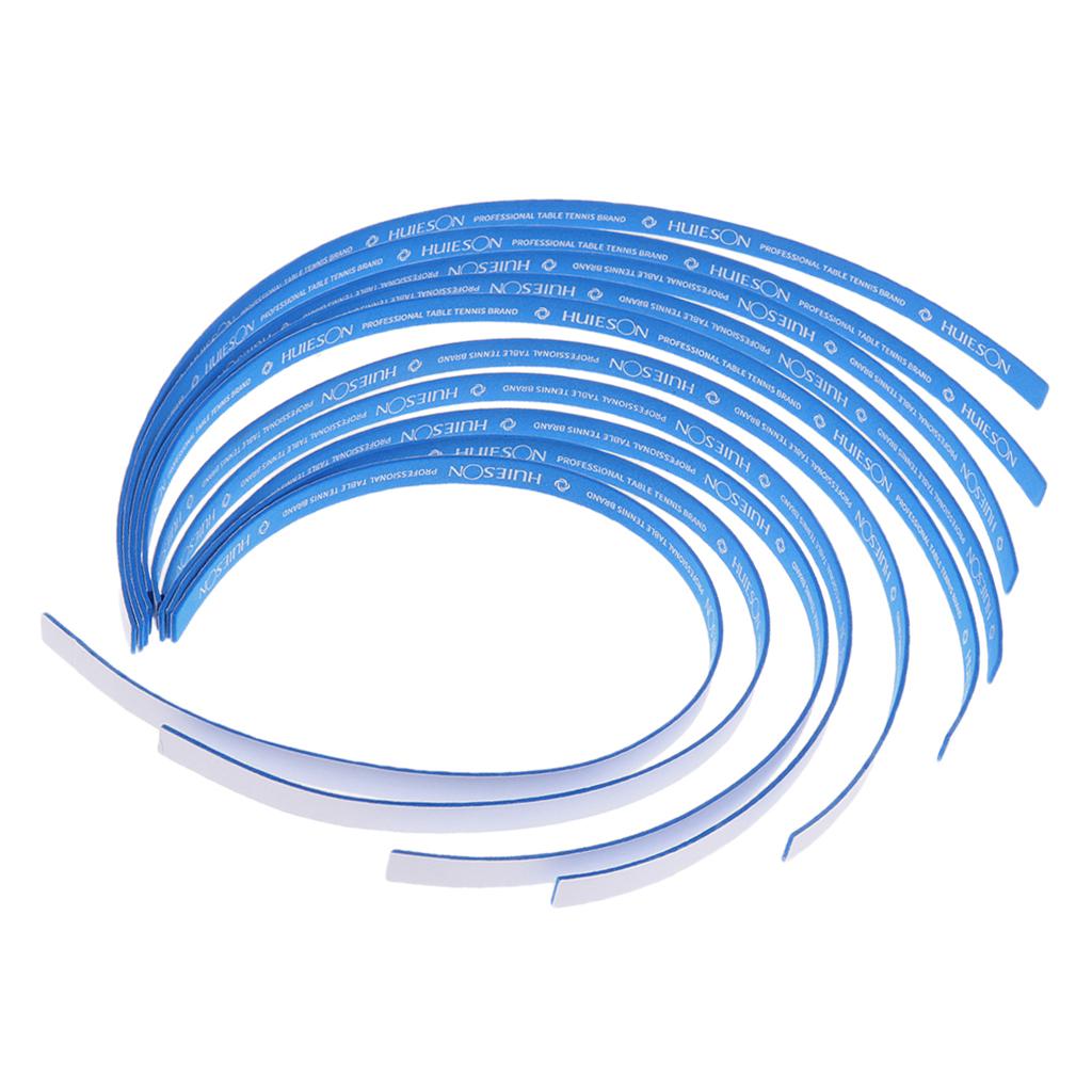 10 Pieces Table Tennis Racket Edge Tape Table Tennis Paddle Sponge Side Tape Protector Blue