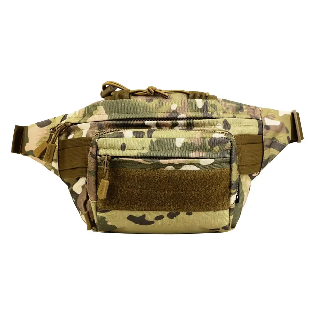 Military  Molle Bag Waterproof Nylon Waist Fanny Pack Camping Hiking Fishing Hunting Waist Bags Sports Belt Bag