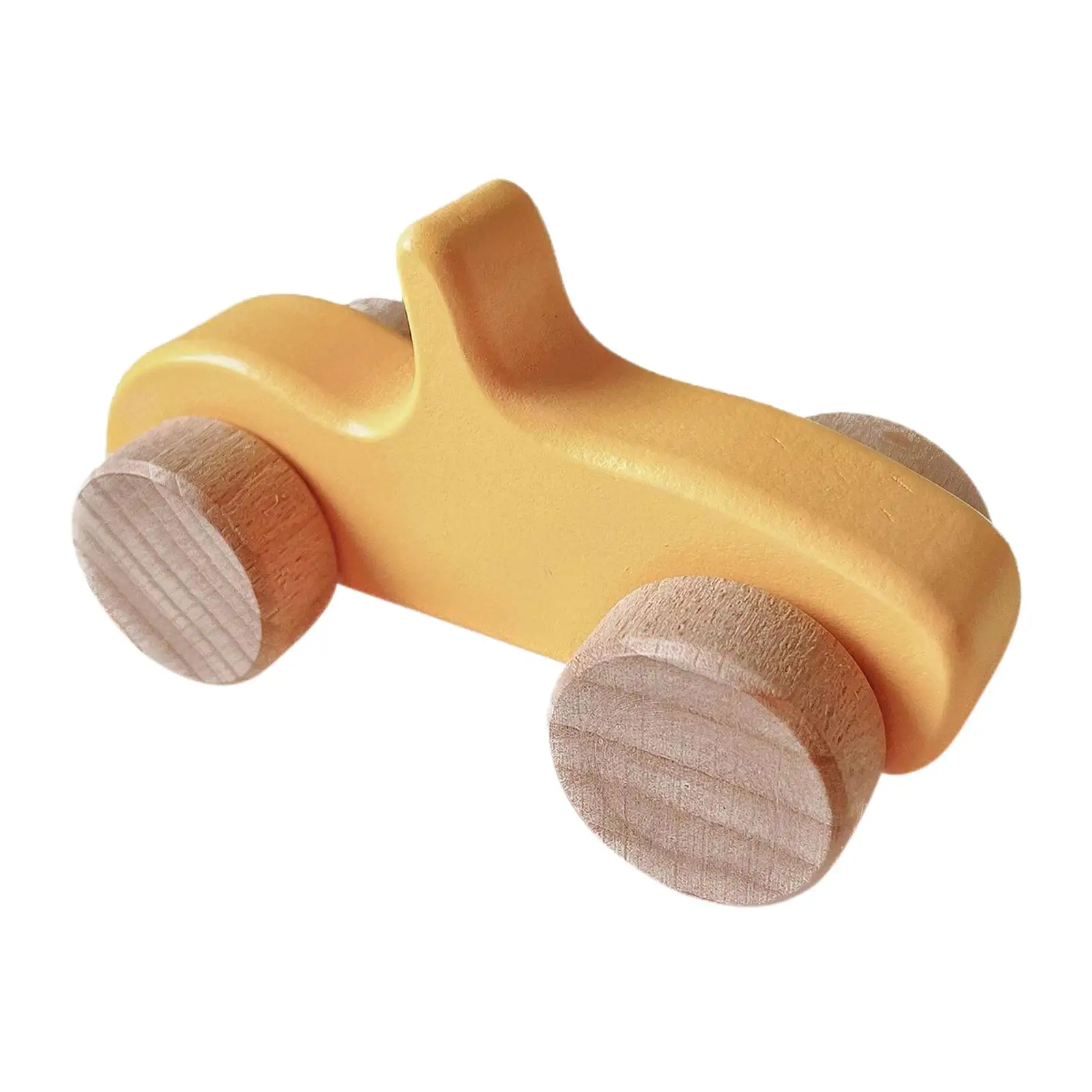 Wood Push Truck Vehicle Grasping Toy Baby Vehicle Toys Hand Push Car Toys for Boys Girls 1 2 Year Old Infant Kids Great Gifts