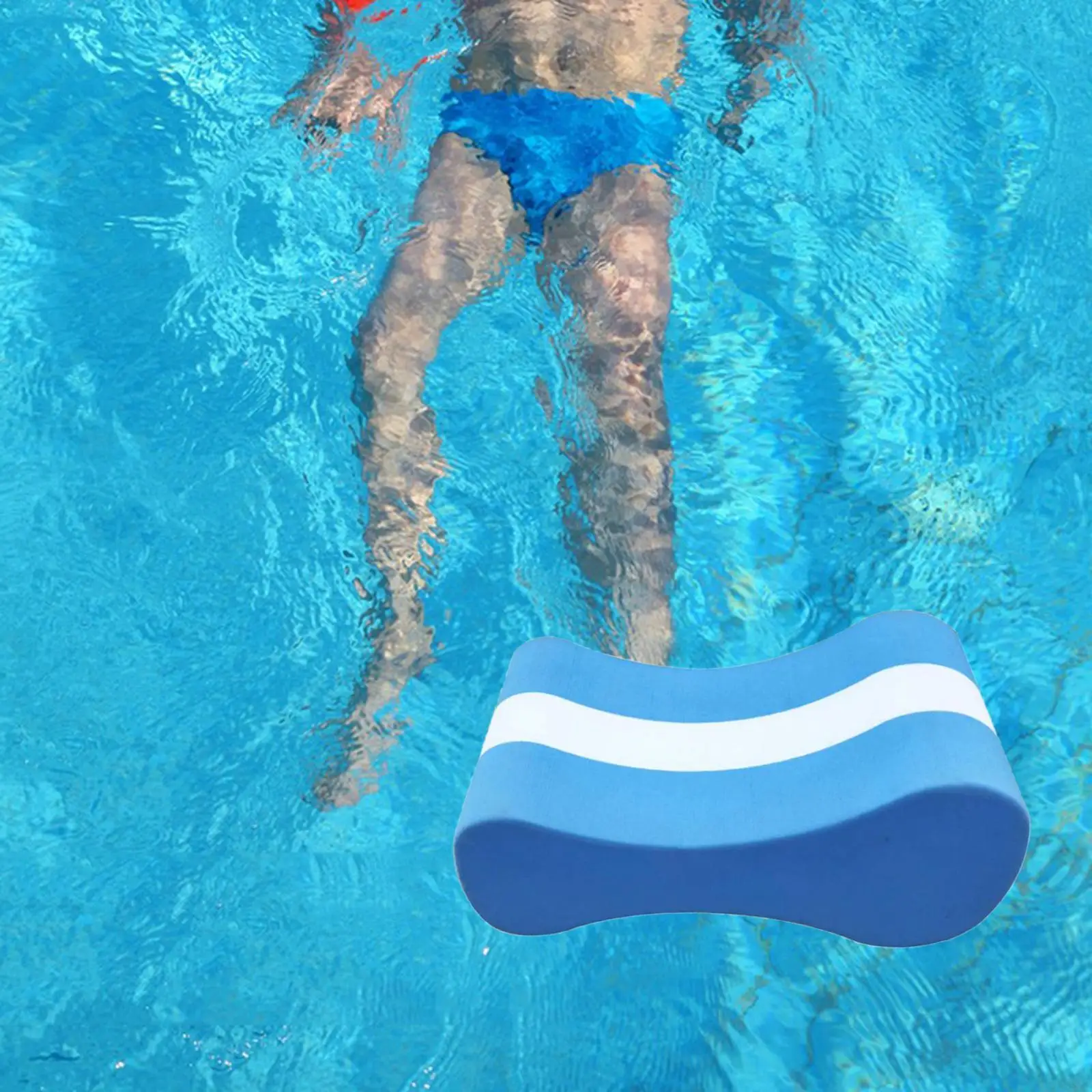 Swimming Trainer Aid Kickboard Exercise Buoyancy Kids Pull Buoy Leg Floats