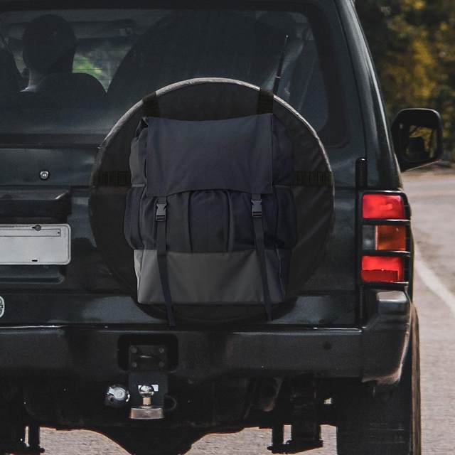 MagiDeal Spare Tire Trash Bag – Car Trunk Organizer Storage For SUV, RV, Trailer & Outdoor Gear