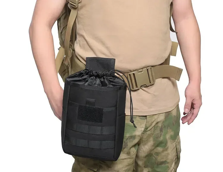 Faltbare Molle Dump Drop Pouch Ammo Magazin Hüfttasche Outdoor Sport Jagd Utility EDC Werkzeug Zubehör Klappbare Erholung Tasche – Detail 20