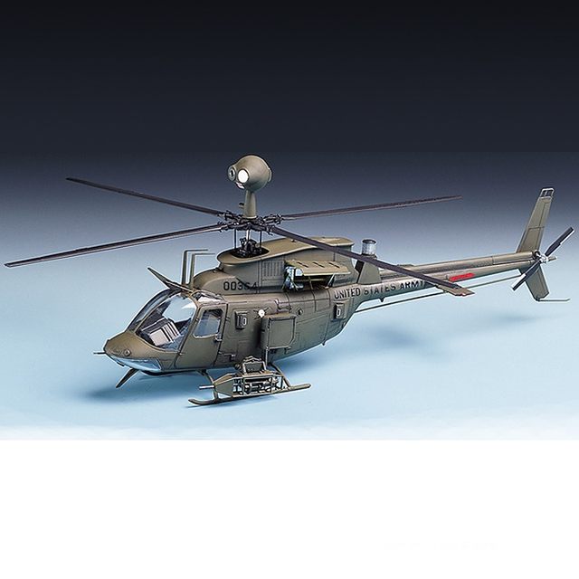 ACADEMY 12131 1/35 Scale Model U.S. Army OH-58D BLACK DEATH