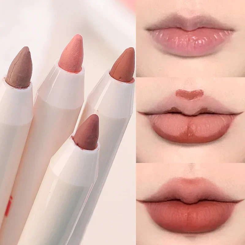 Best of Nude Pink Lip Liner Pencil Waterproof Lasting Smooth Contouring 3D Lips Lipstick Moisturising Non-stick Cups Lipliner Makeup Pen Reviews & Tips