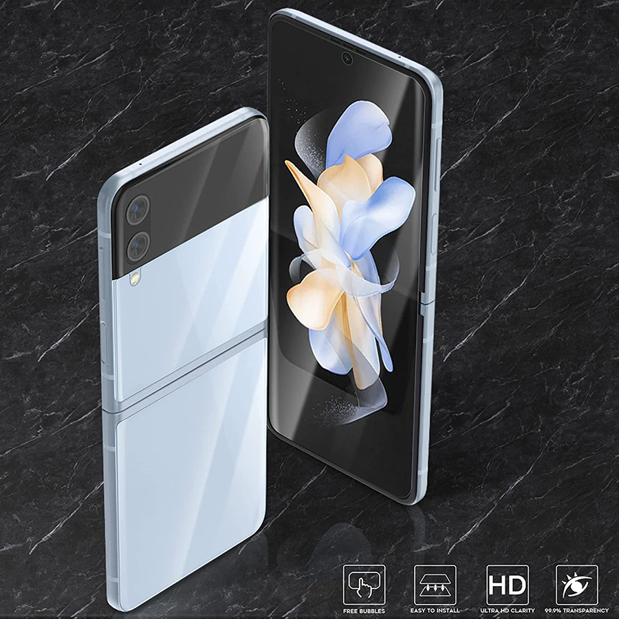 1-3Pcs For Samsung Galaxy Z Fold5 6 5G Outside Matte Hydrogel Film Samsung Galaxy Z Flip4 3 5G Frosted Screen Protector No Glass
