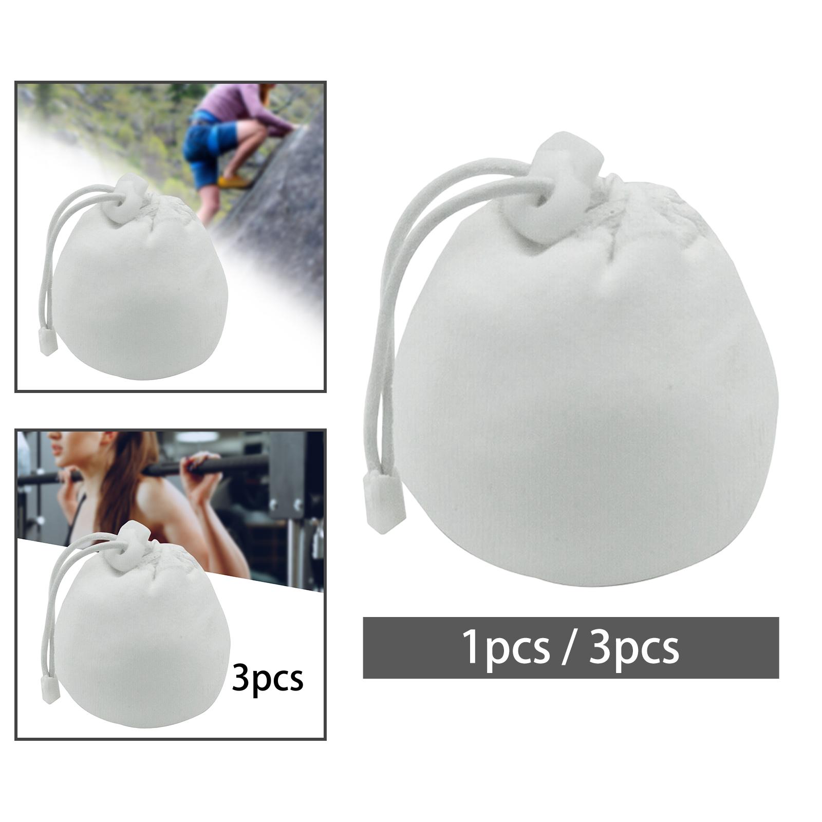 Gym Chalk Bag Drawstring Pouch Accessories Refillable with Buckle Sock Packaging for Rock Climbing Fitness Purse Training