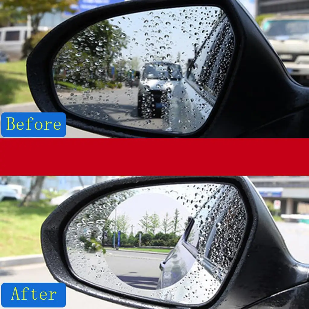 Car Anti Fog Film Rear View Mirror Waterproof Protective Sticker  L