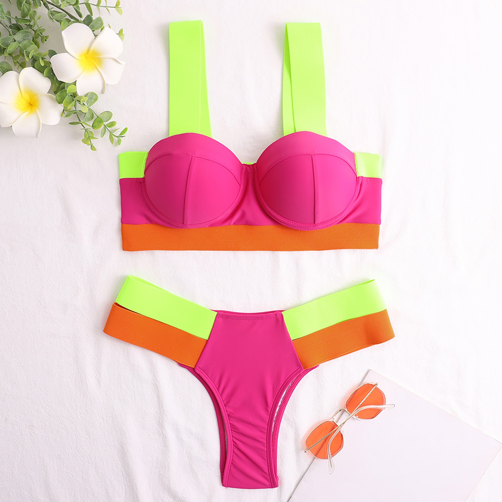 push up bikini conjunto feminino maiô sexy de cintura alta biquínis retalhos banho biquini sexy biquíni brasileiro biquini