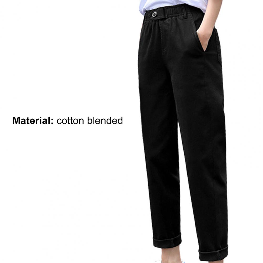 Casual Mulheres Calças 3 Cores Harem Pants