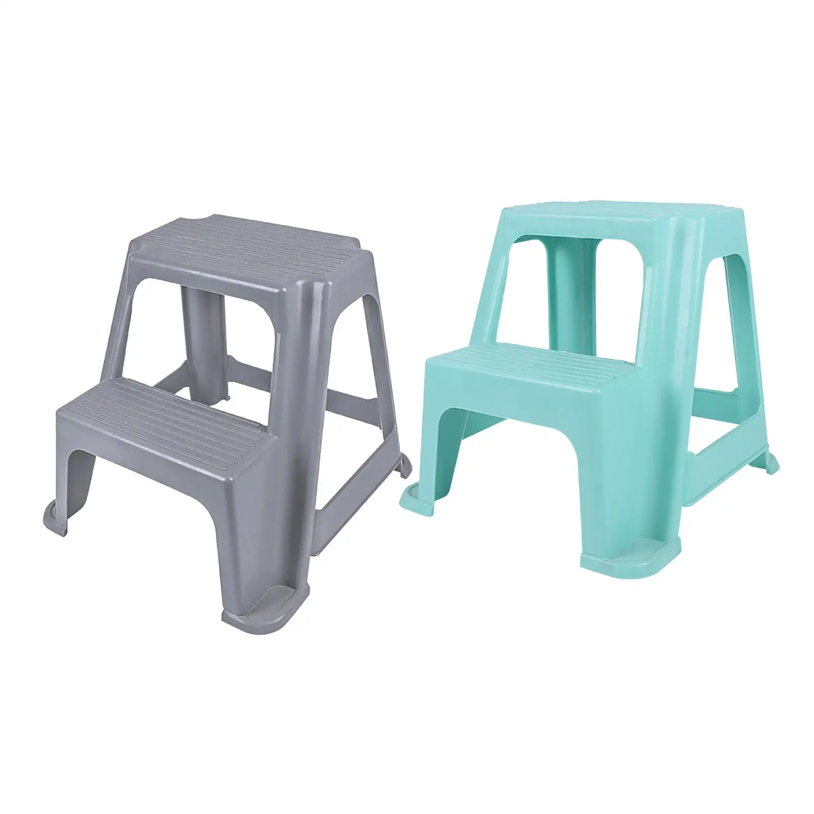 2 Step Stool Portable Footstool Bedside Step Stool Stepping Stool Two Step Stool for Kids Adults Pets Elderly Potty Training