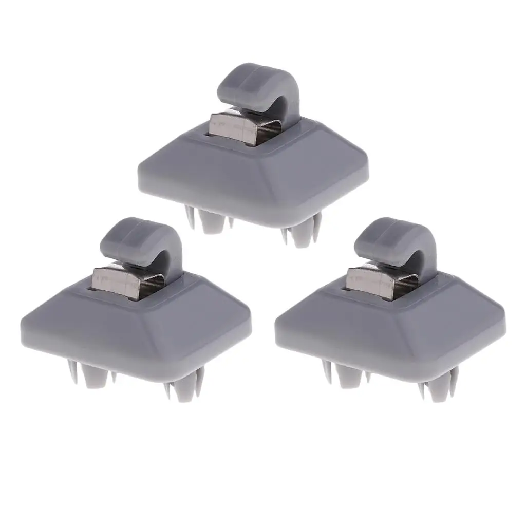 3pcs  Visor Clip Hook Bracket for A4L Q5 A5 Q-17 A6 8U0857562