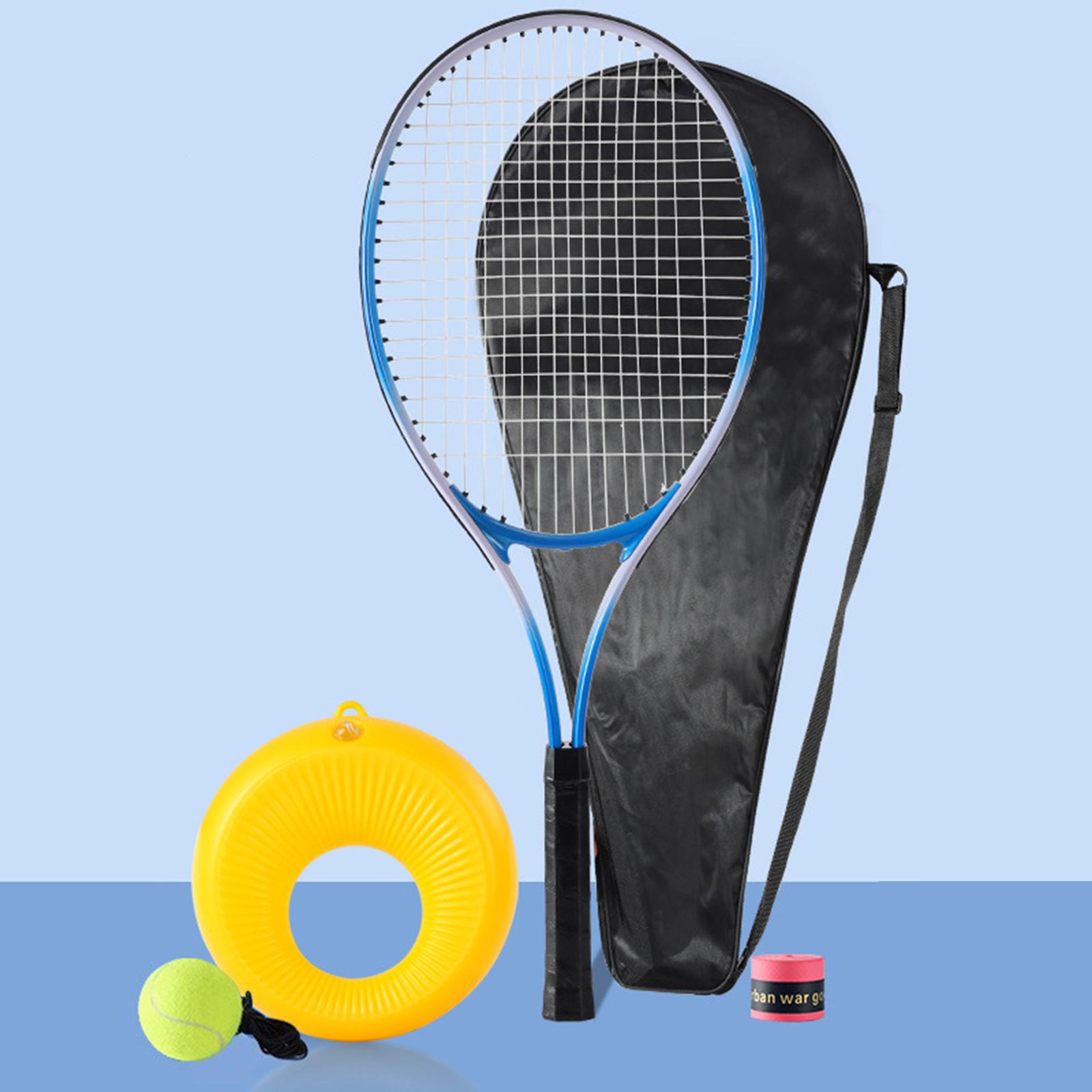 Return Solo Training Tennis Trainer Tennis Racket Backyard Indoor Outdoor Beginners Garden Durable Lightweight Tennis Return Set