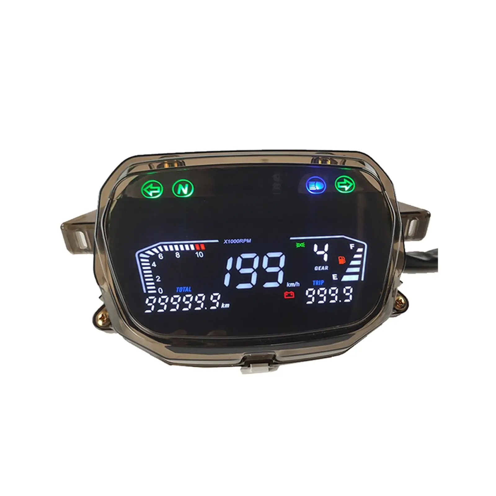 Speedometer Tachometer Digital Meters 199 Kph MPH for Honda EX90 Sturdy
