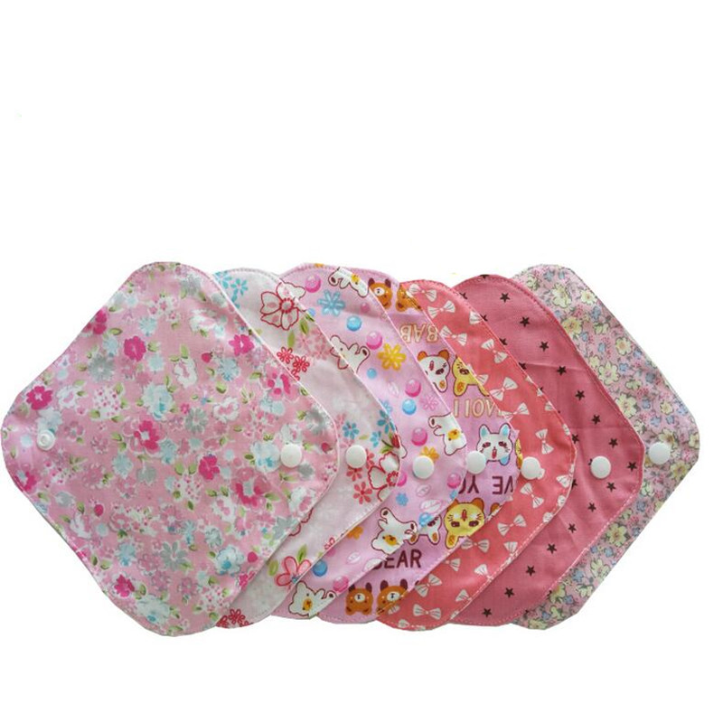 Best of 1pc Soft Women Panty Liner Cloth Napkin Reusable Menstrual Pads Washable Sanitary Pads Period Cotton Pads Feminine Hygiene 180mm Reviews & Tips