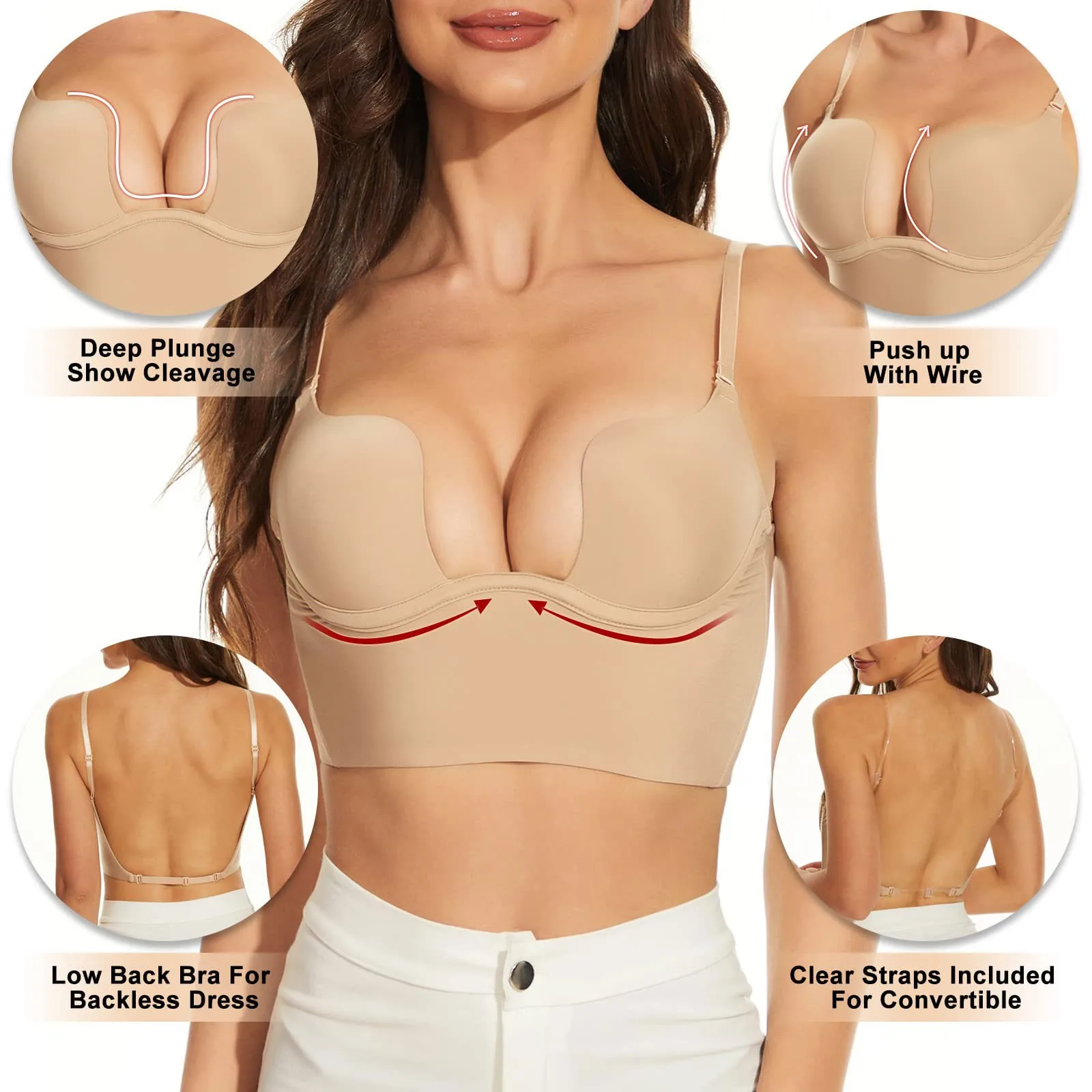 How do you attach a shapewear to a bra?