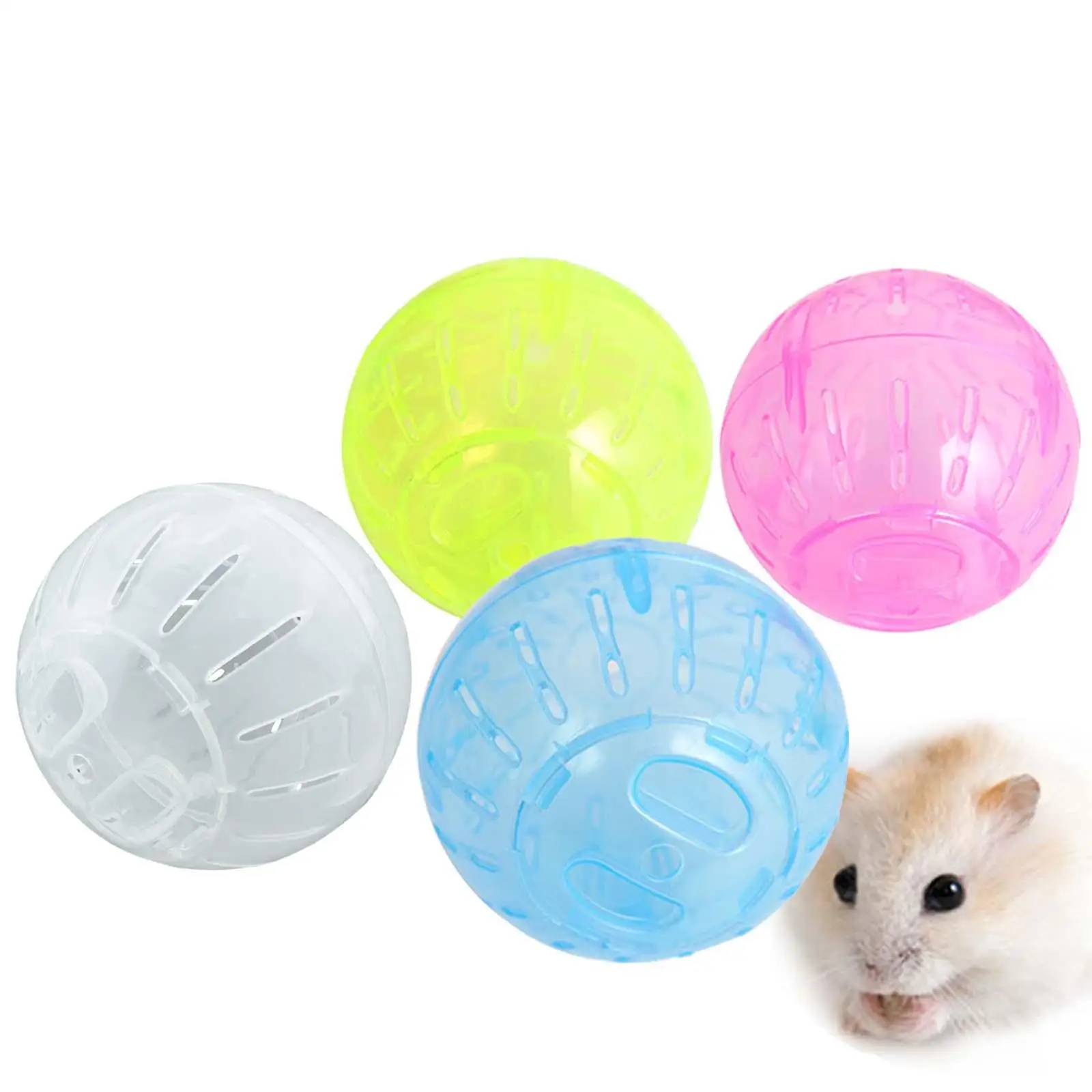 Hamster Exercise Ball Run On Ball Transparent Cute Pet Toys Rolling Ball Running
